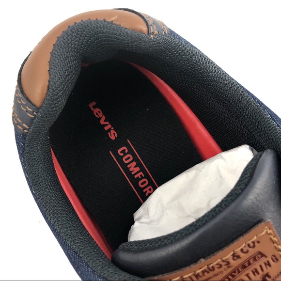 LEVI’S TUSTIN DENIM NAVY / TAN SIZE 8M NWT - Picture 7 of 8